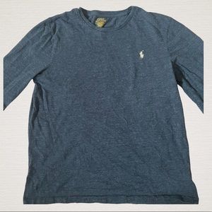 Blue Long Sleeve Tee | Polo Ralph Lauren